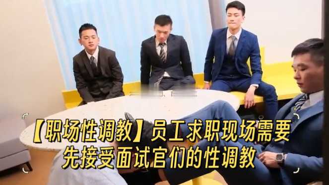 【新片速递】职场性调教-员工求职现场需要先接受面试